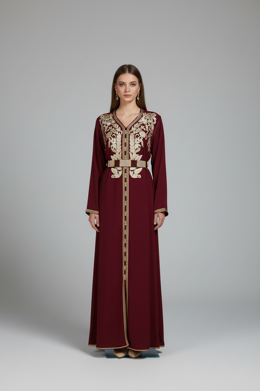 Zeina embroidered Caftan
