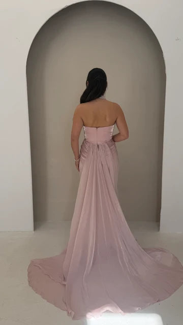 Valencia Pink Evening Gown