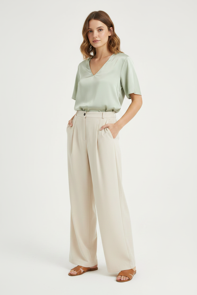 Enisse Classic Straight Pants