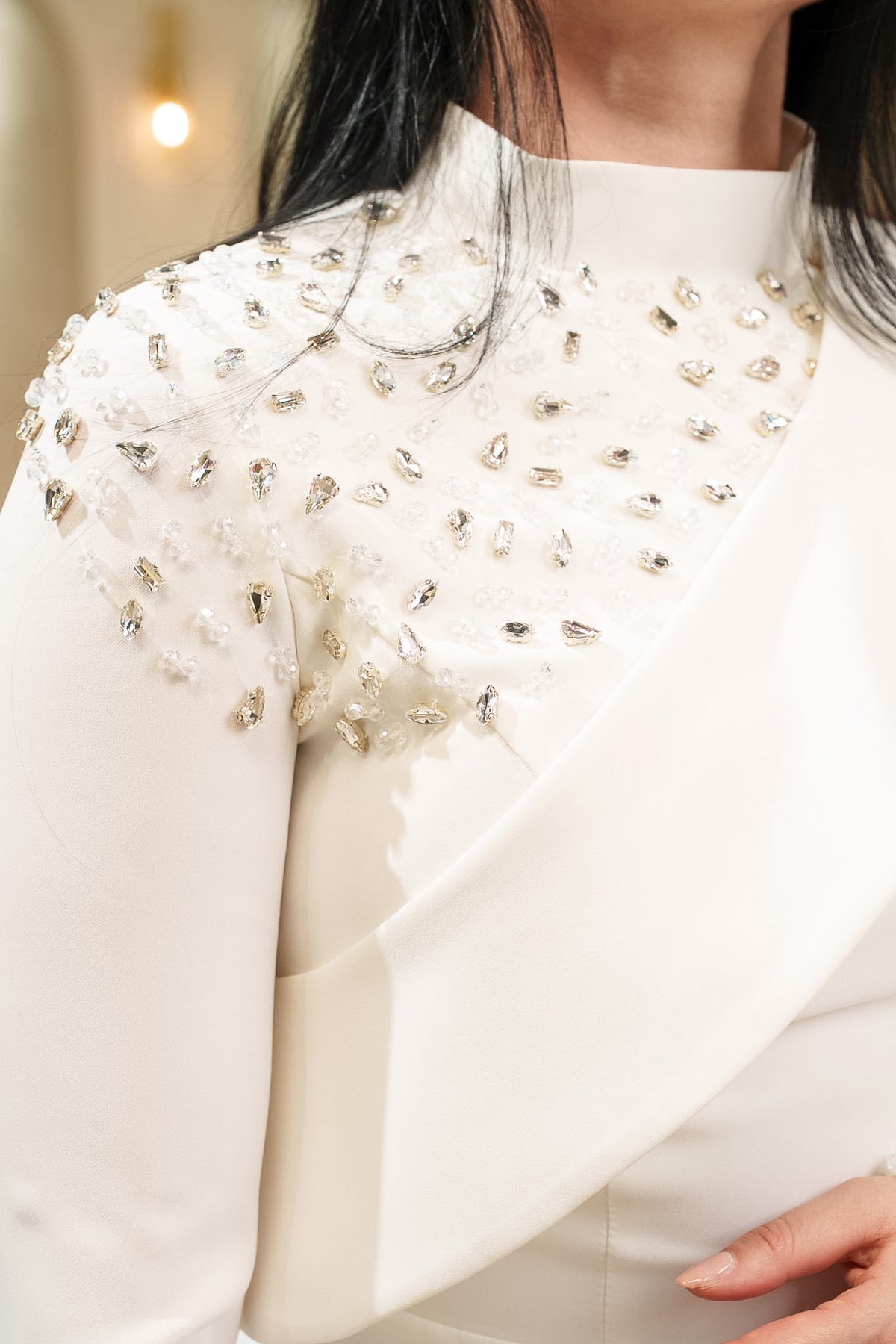 Eternal Grace Pearl Embellished Pre-Wedding Gown