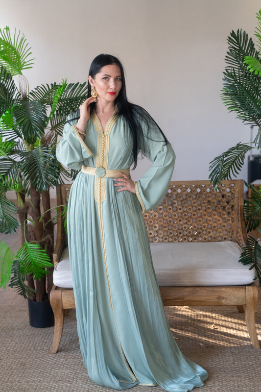 Ethereal Sage Caftan
