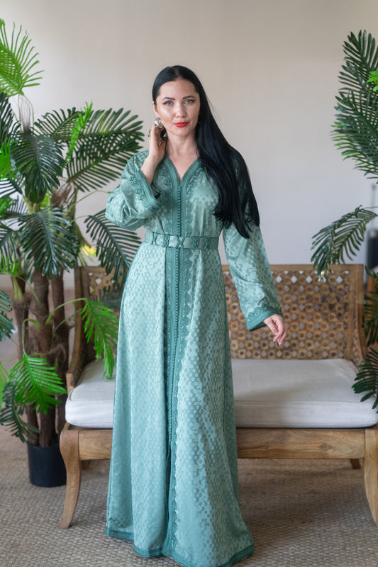 Emerald Whisper Caftan