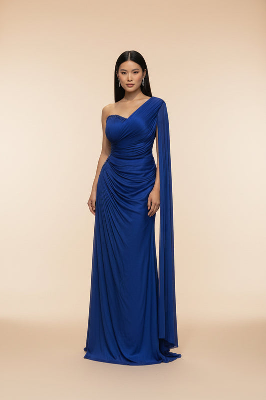 The Scarlet Luxe Blue Evening Dress