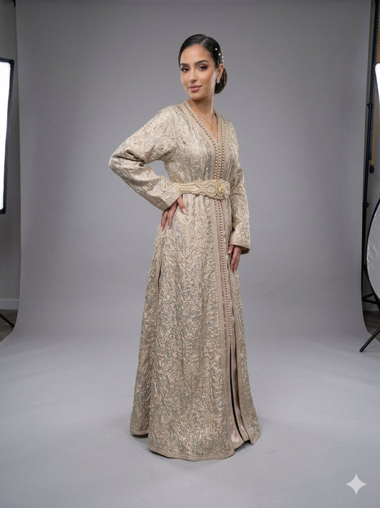 The Rose Royal Brocade Caftan
