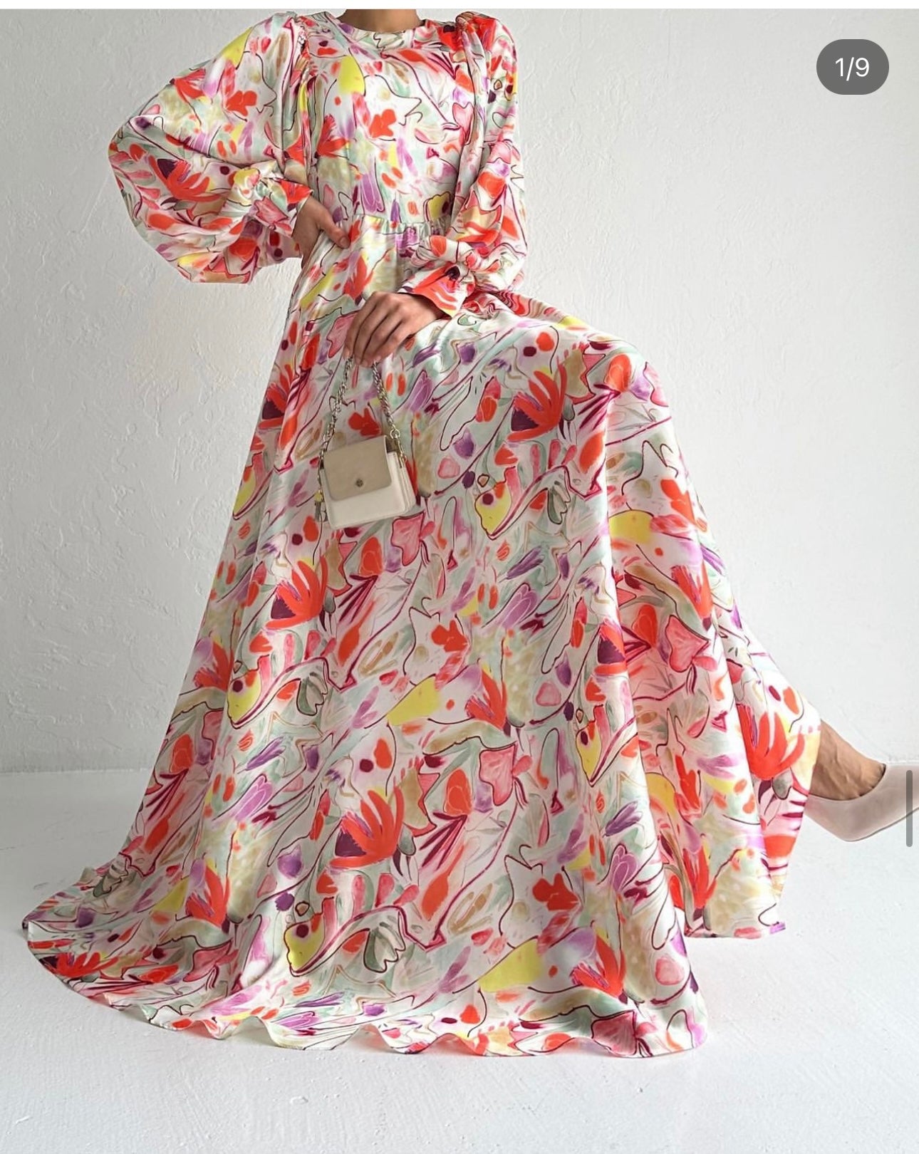 multi colored flowy dress Baltic Born Womens Katinka Wrap Maxi Dress | Black Multi Floral