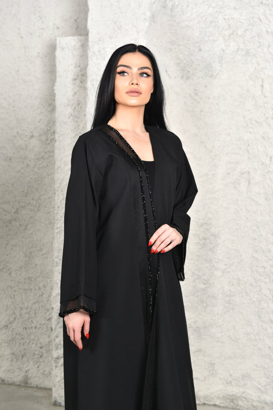 Onyx Black Abaya