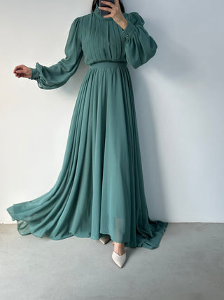 MINT GREEN STRAIGHT FLOW DRESS