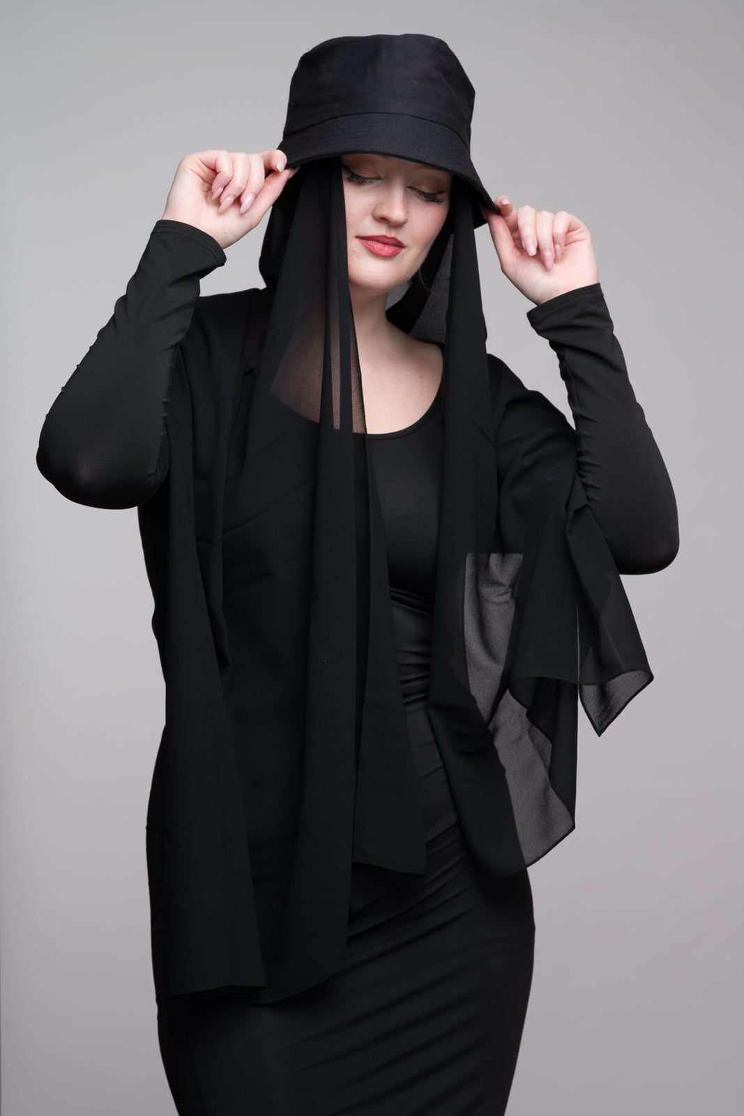 Black Hijab Hat