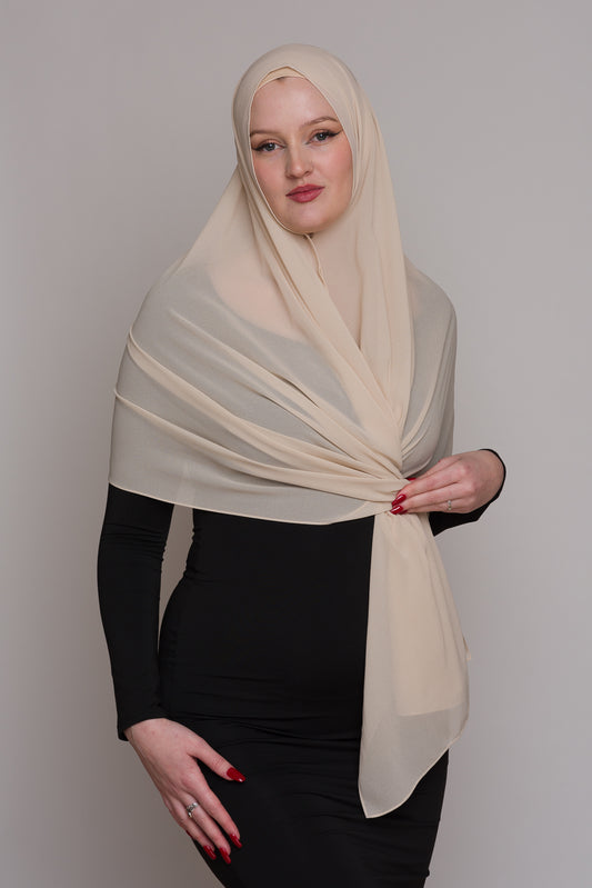 BRONCO CHIFFON HIJAB W/ MATCHING UNDERCAP