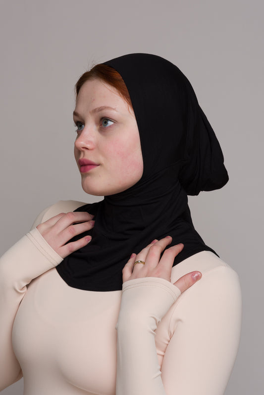 CHYORNYI BLACK NINJA HIJAB