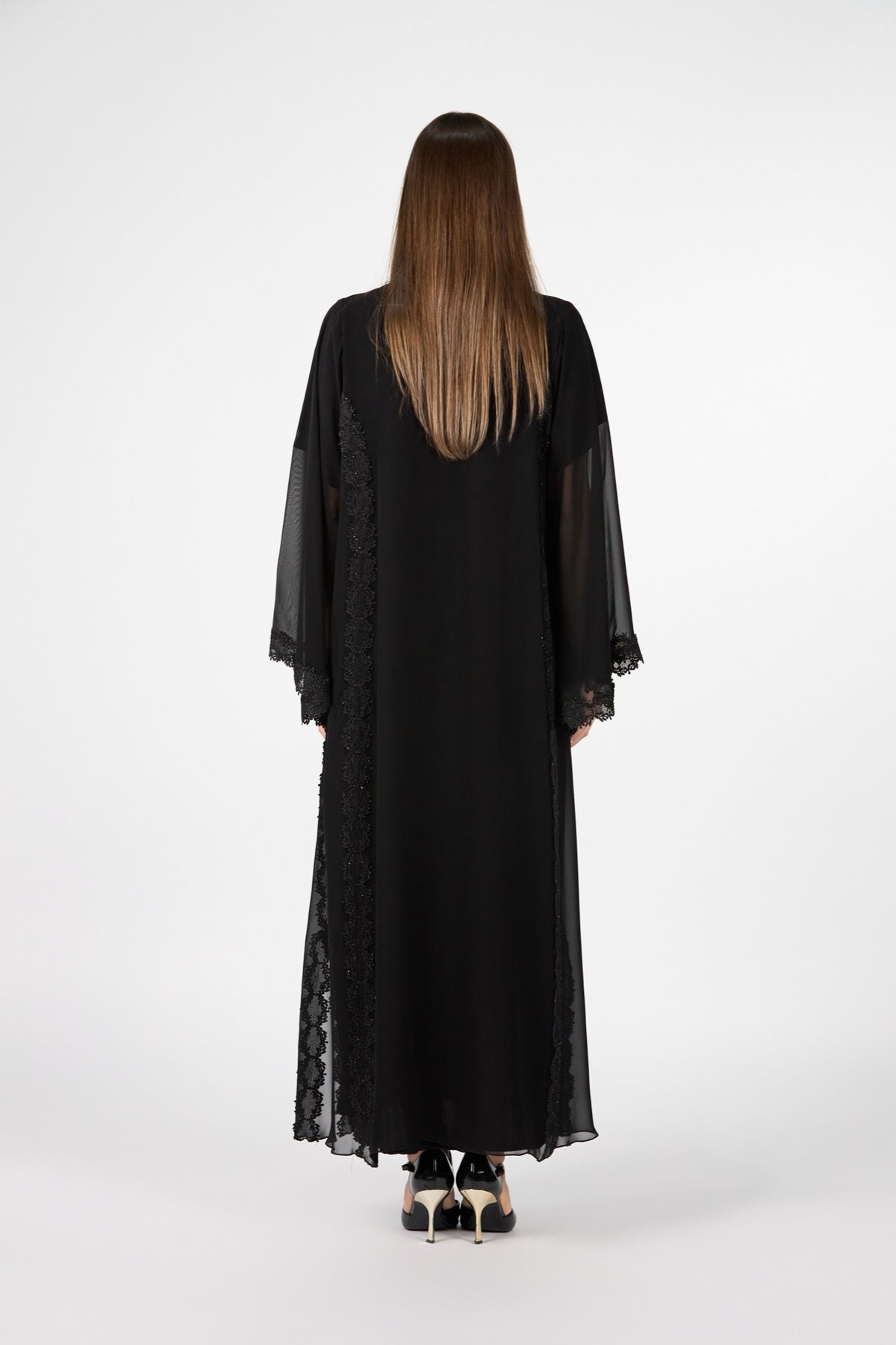 Dalal Luxury Dubai Black Abaya