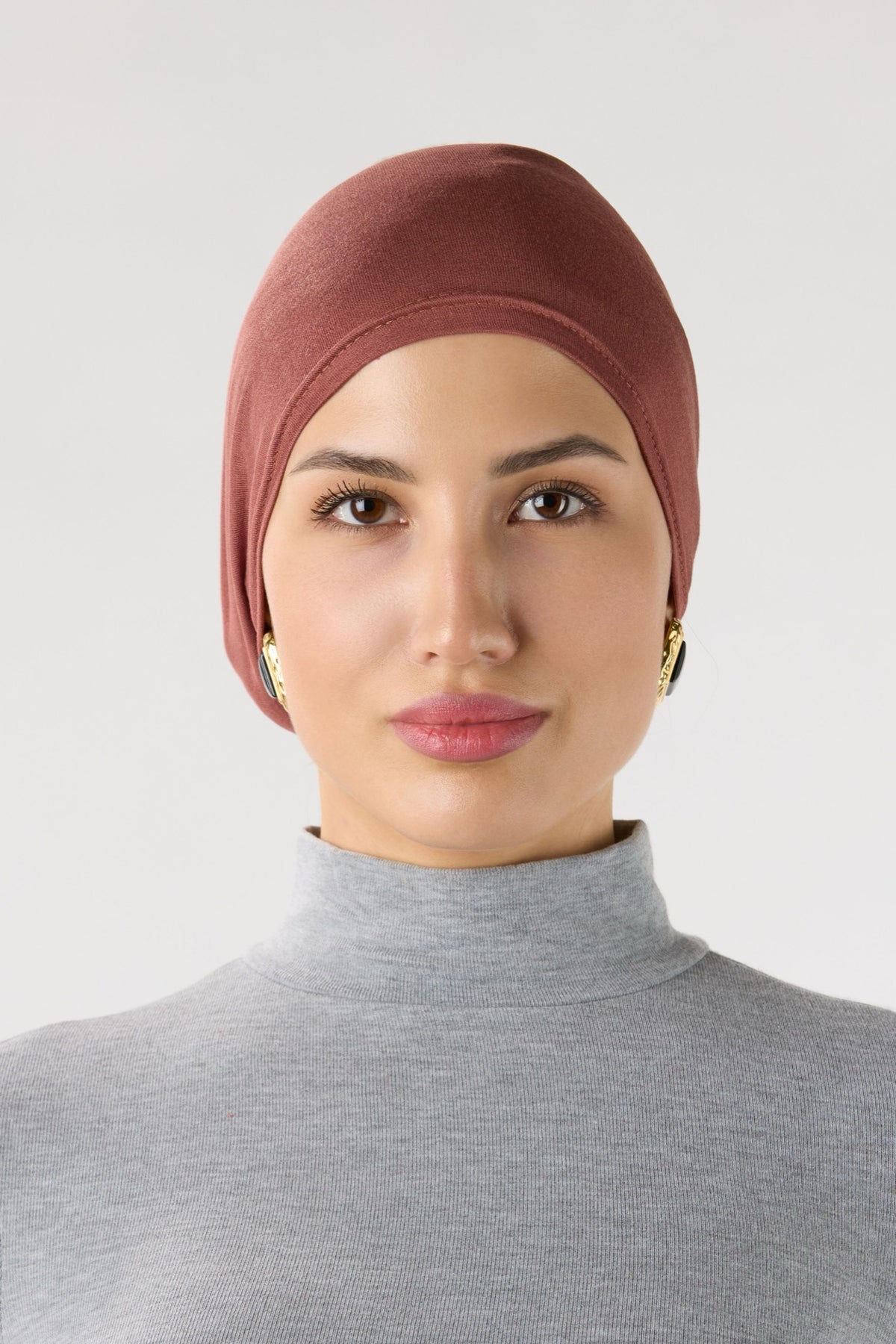 Modal Hijab With Matching Undercap Mahogany