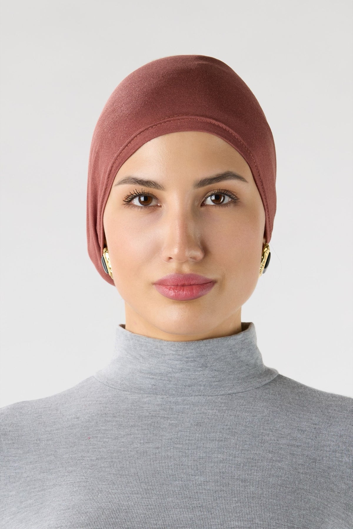 Modal Hijab With Matching Undercap Mahogany