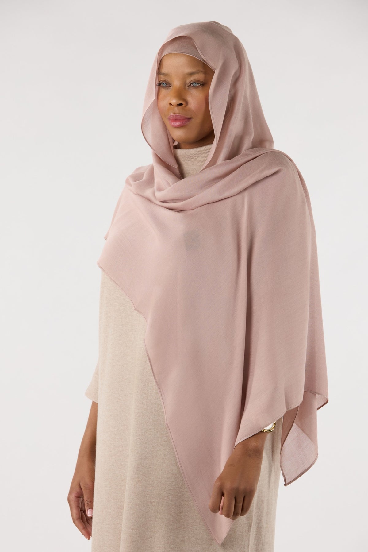 Modal Hijab With Undercap Rose