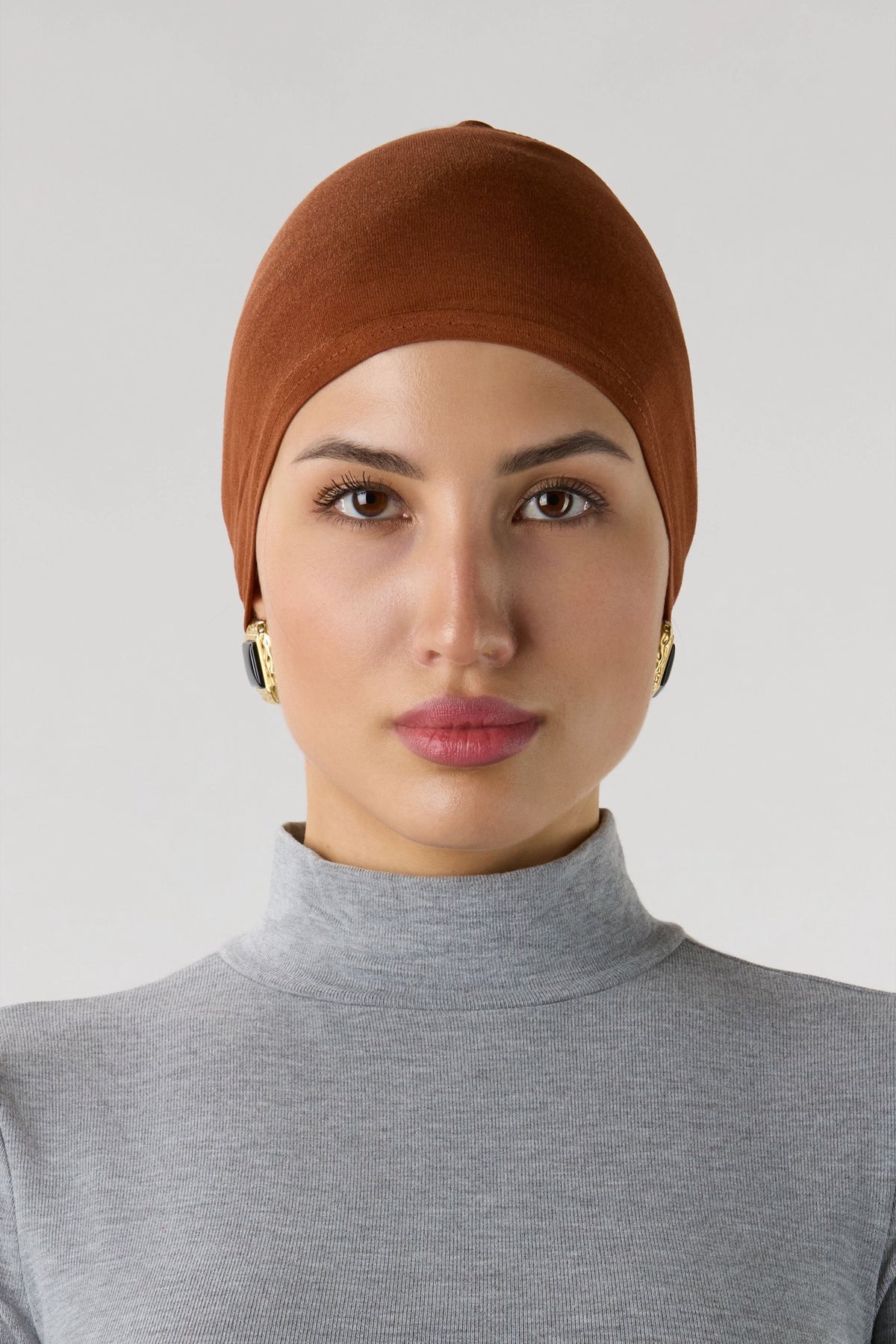Modal Hijab With Matching Undercap Orange