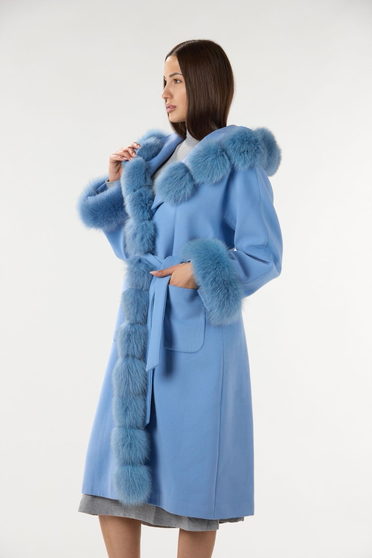 Real Authentic Fox Fur Coat