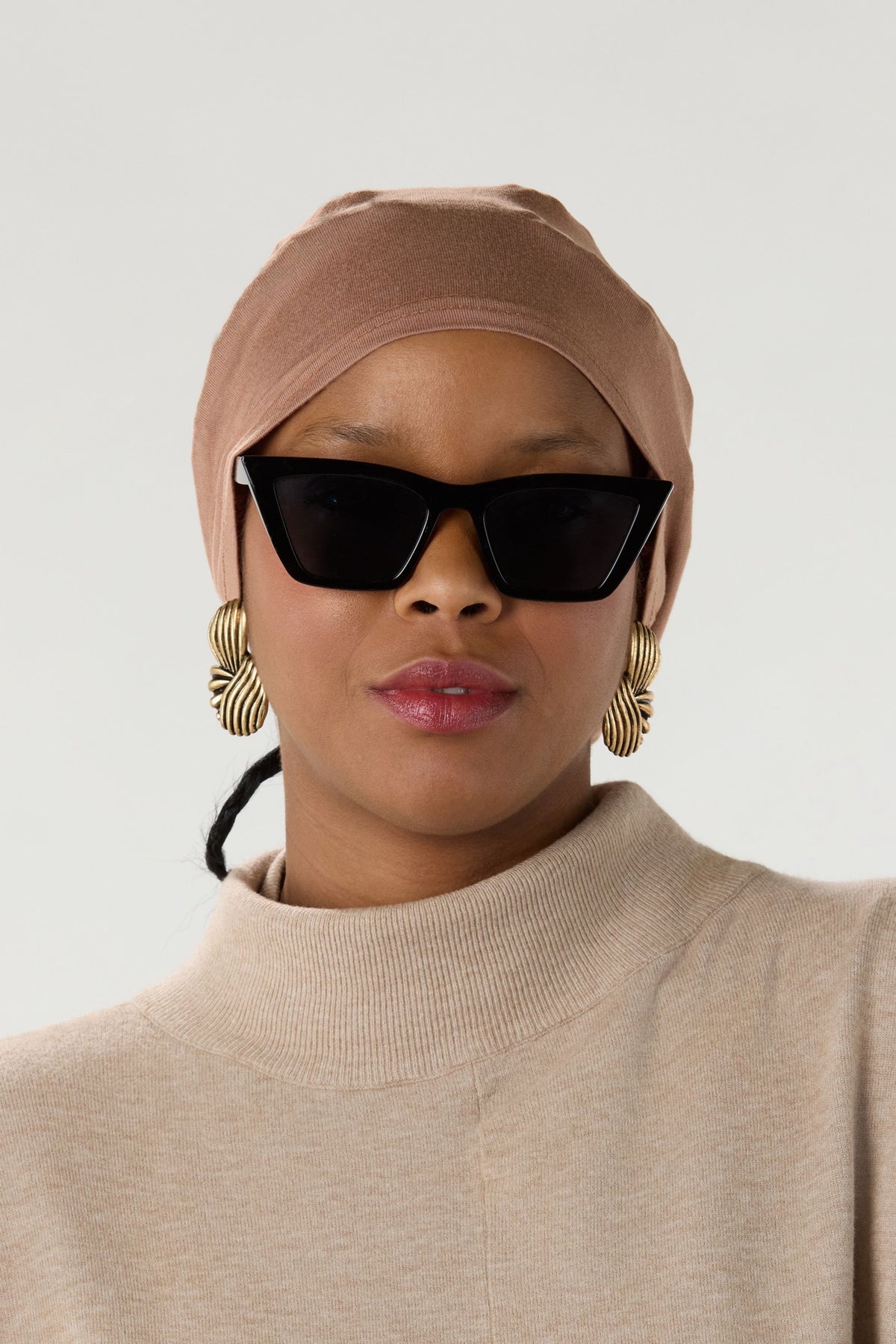 Modal Hijab With Matching Undercap Dark Mocha