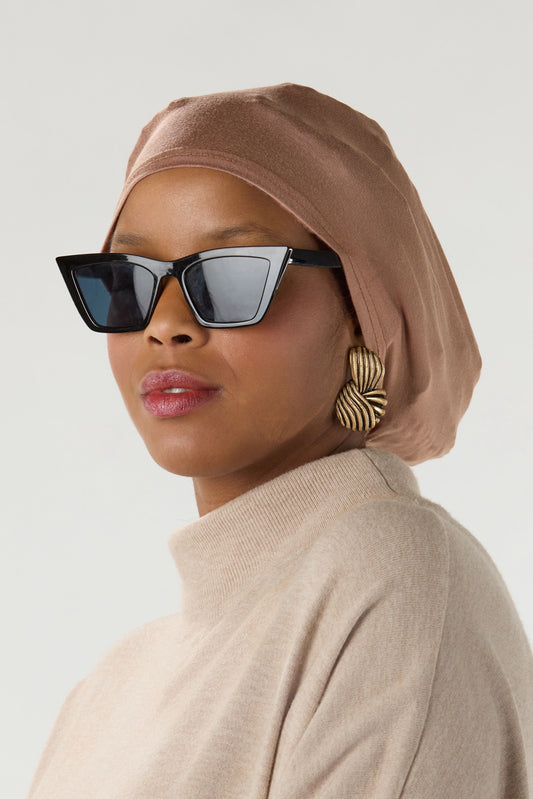 Modal Hijab With Undercap Dark Mocha