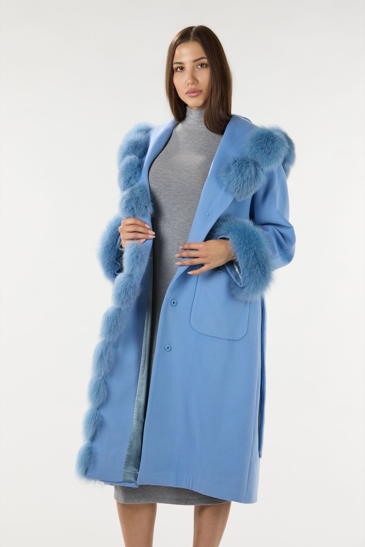 Real Authentic Fox Fur Coat