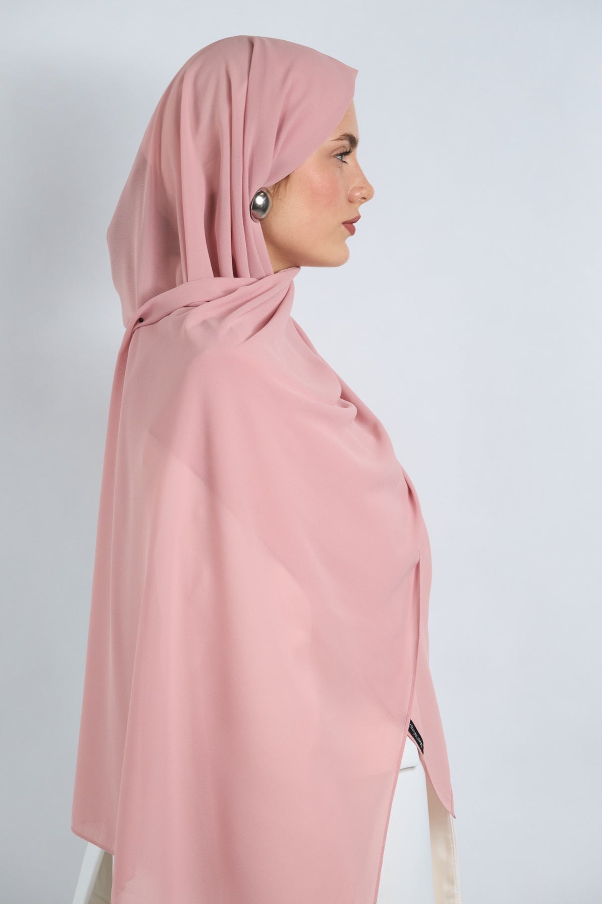 Premium Chiffon Hijab Cashmere Rose