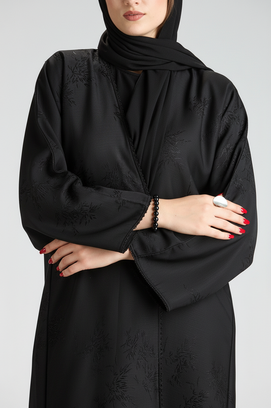 Sukoon Black Abaya 3 pieces