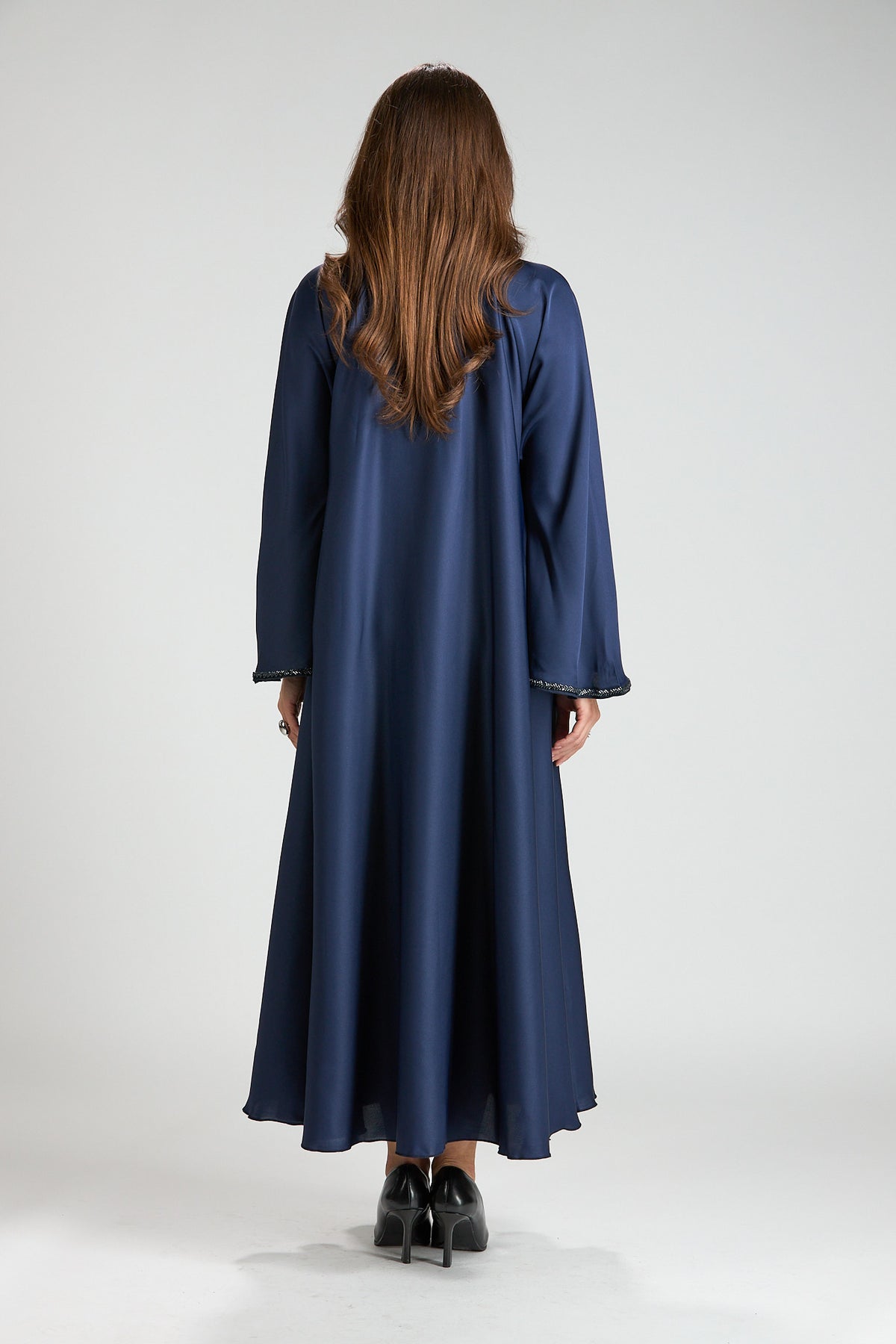 Amara Navy Blue 2-Piece Abaya with Hijab