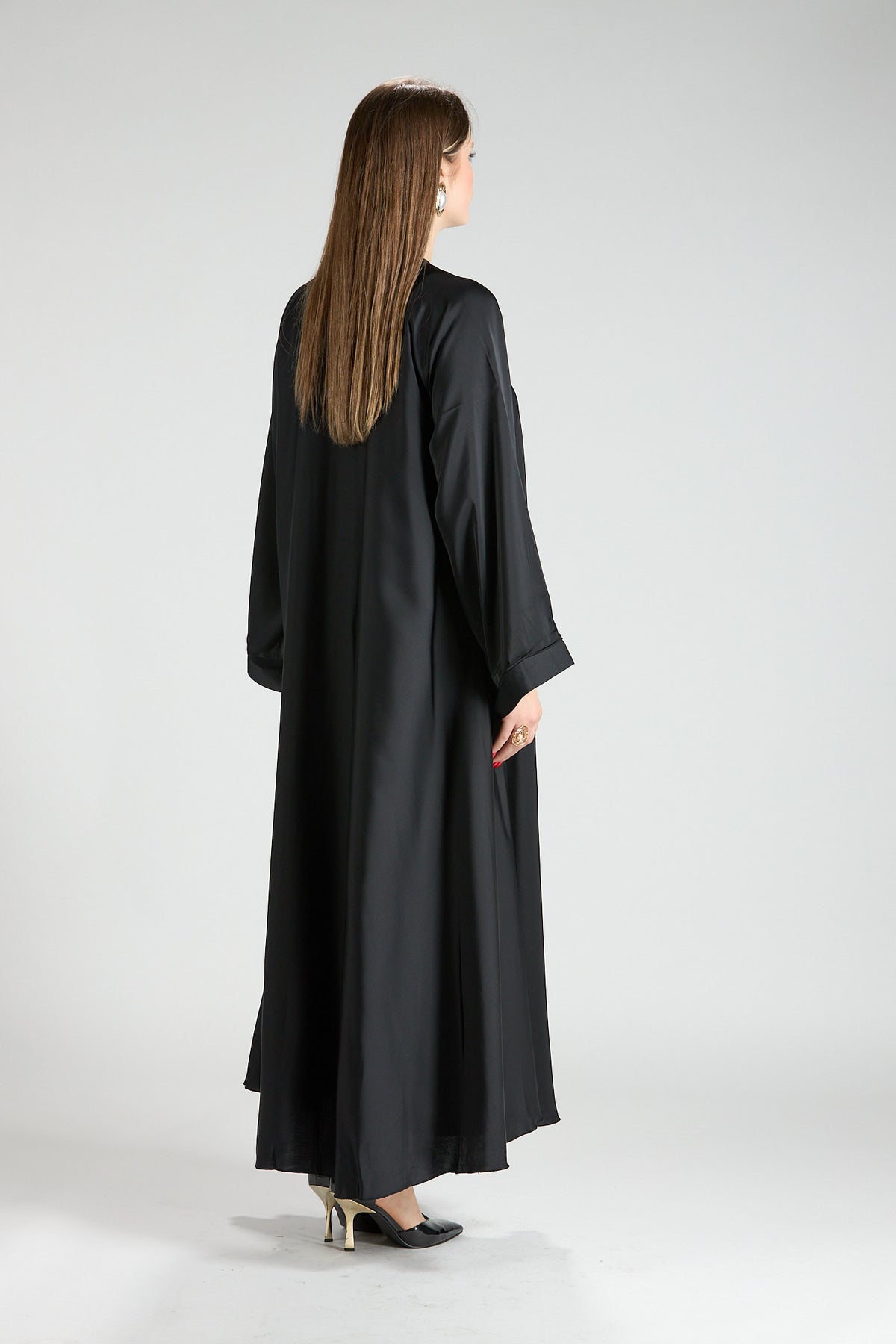 Safiya Black Abaya with Sheila