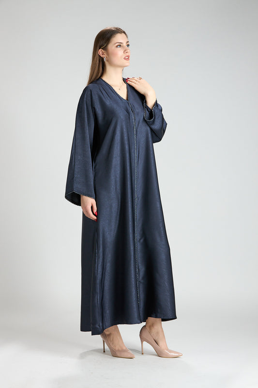 Farah Blue Abaya with Hijab