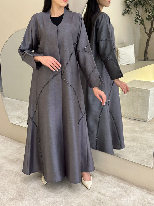 Old Lavender Abaya
