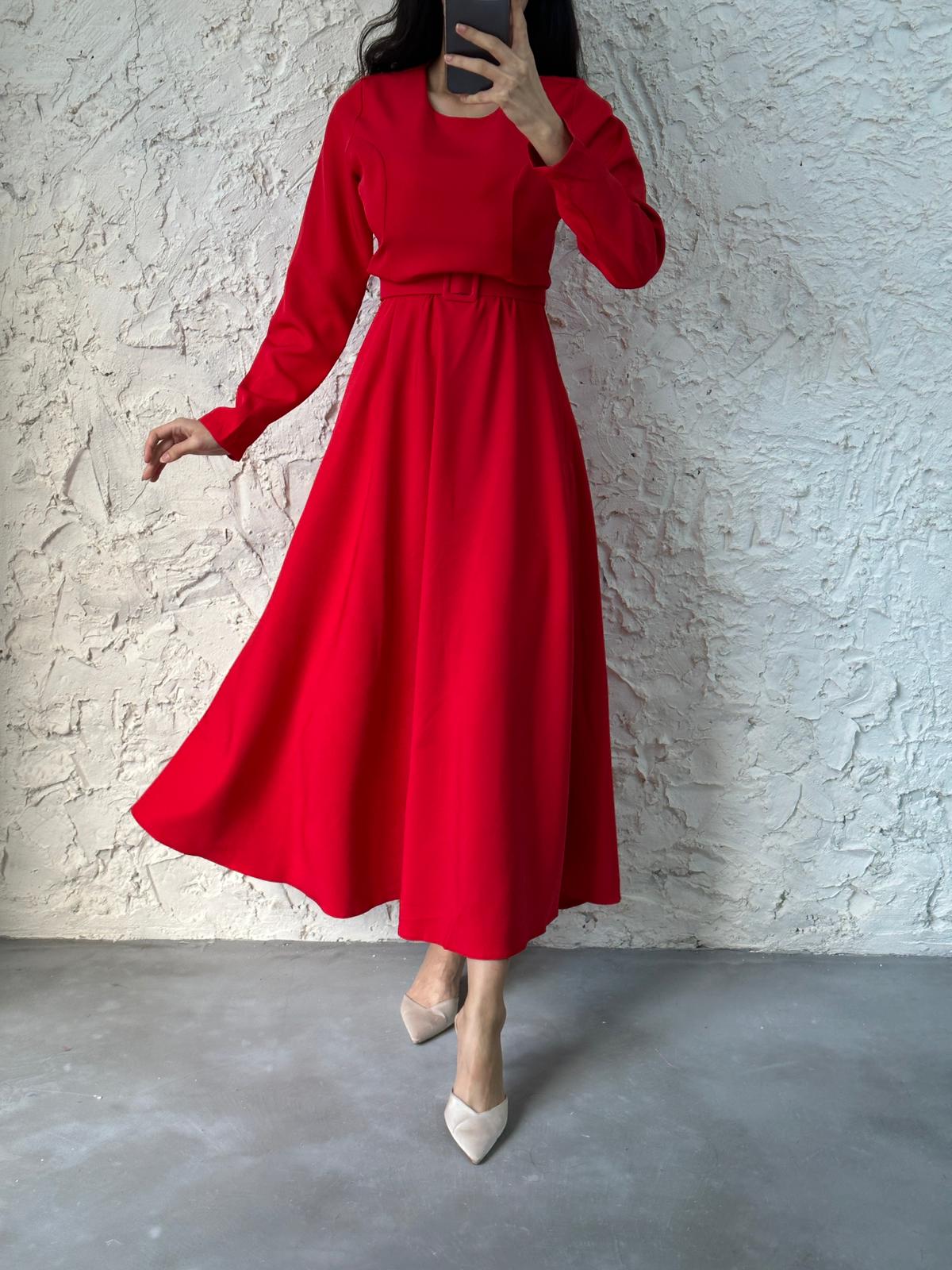 red buckle dress Red Satin Buckle Strap Halter Mini Dress - Event Dresses