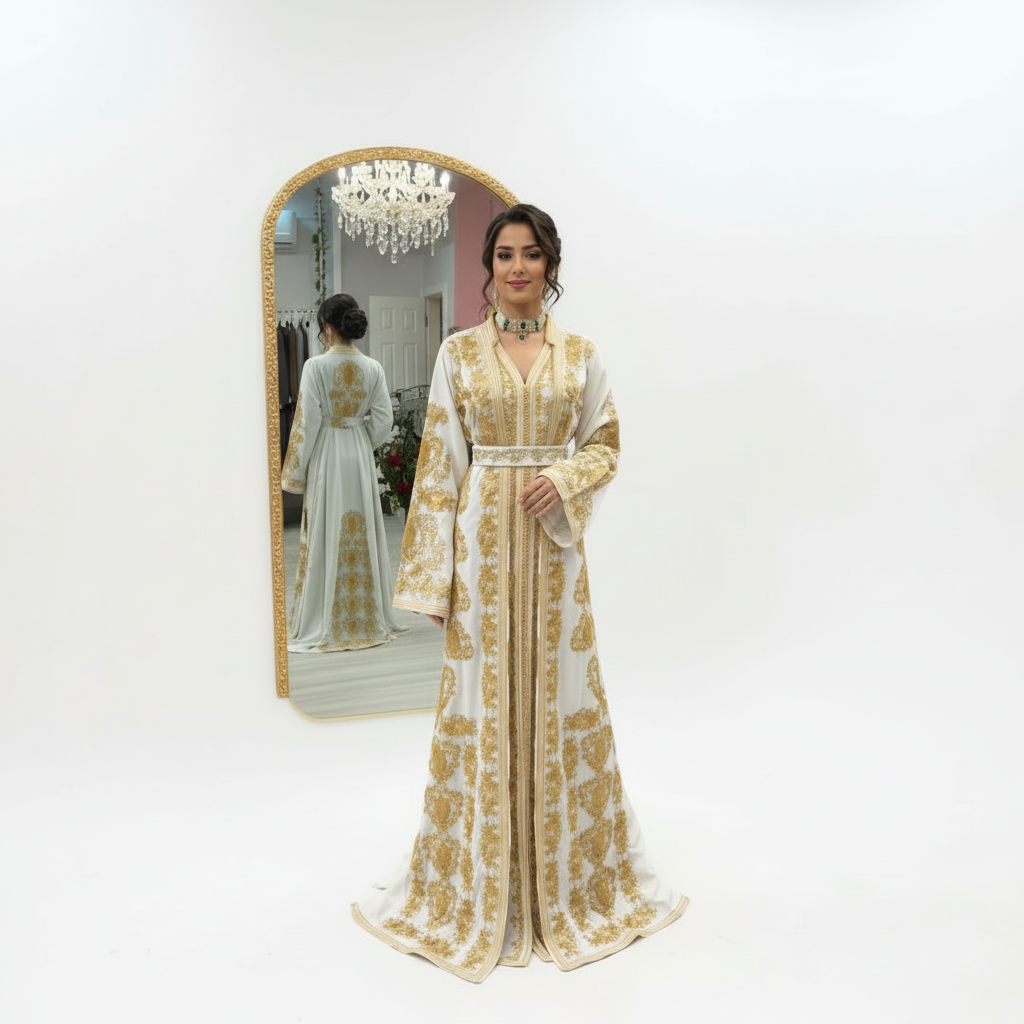 The Luxury Ivory Bridal Takshita