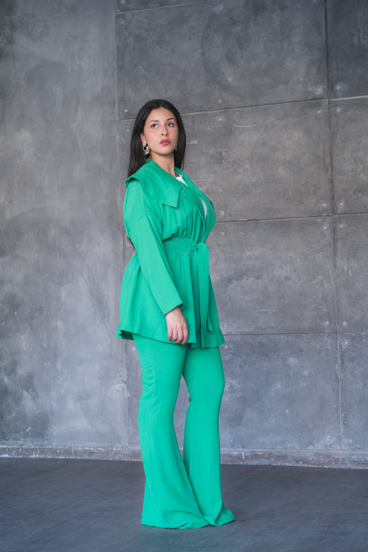 Women's Green Suit Set