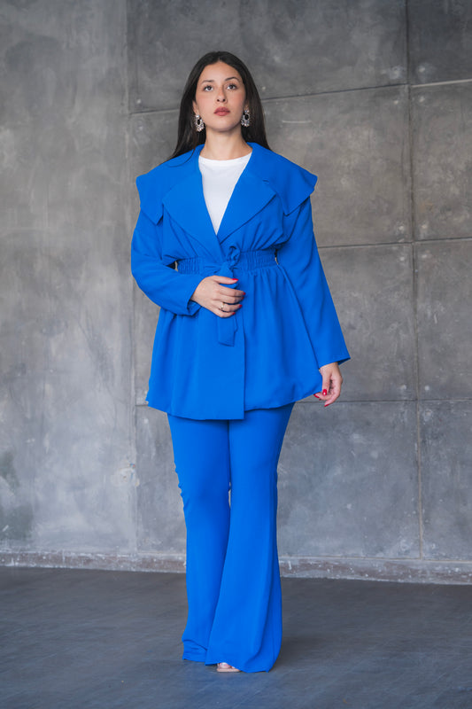 Women's Royal Blue Suit Set CODE 100