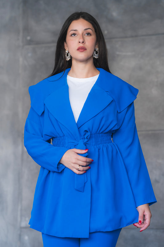 Women's Royal Blue Suit Set CODE 100