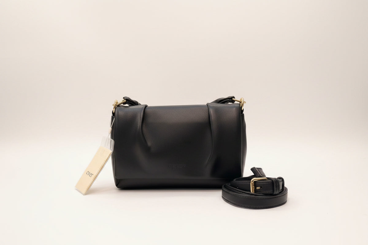 C&amp;D Faux Leather Handbag with Two Straps