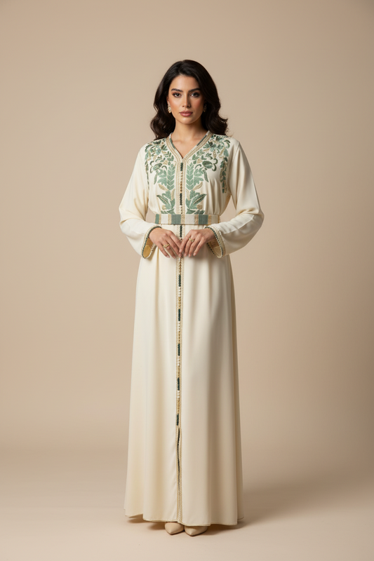 Zeina embroidered Caftan