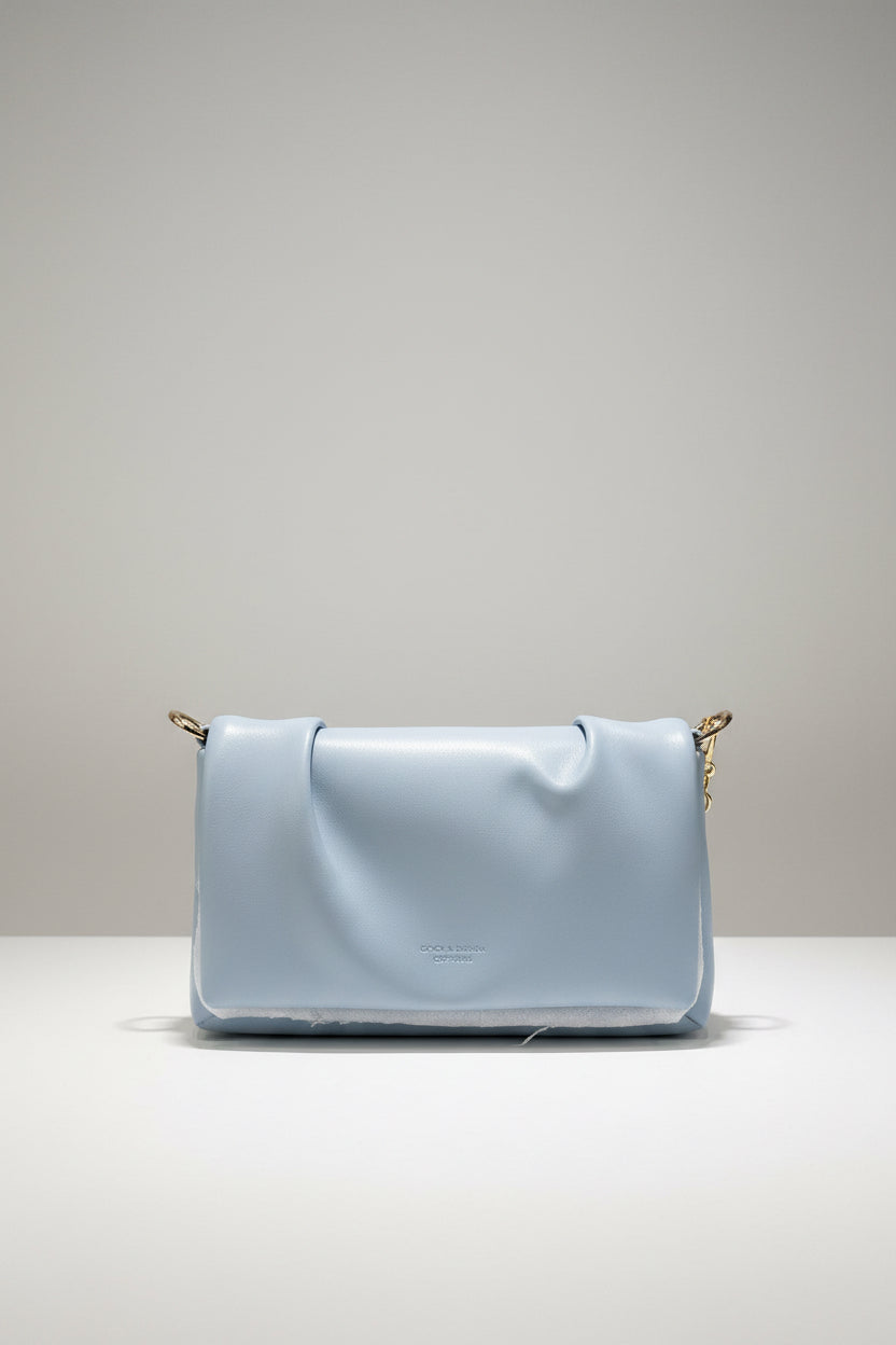 C&amp;D Faux Leather Handbag with Two Straps