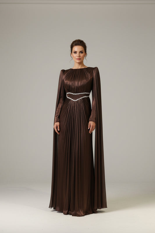 Veloura Bronze — Luxe Evening Gown