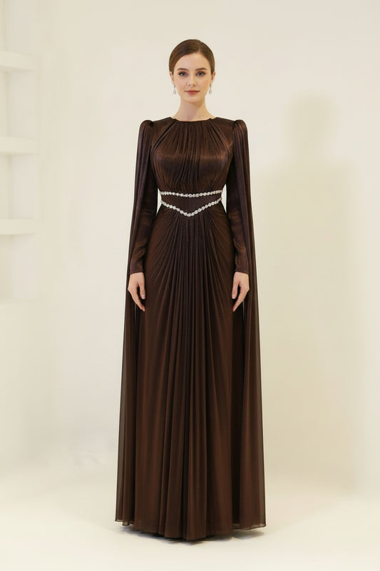 Veloura Bronze — Luxe Evening Gown