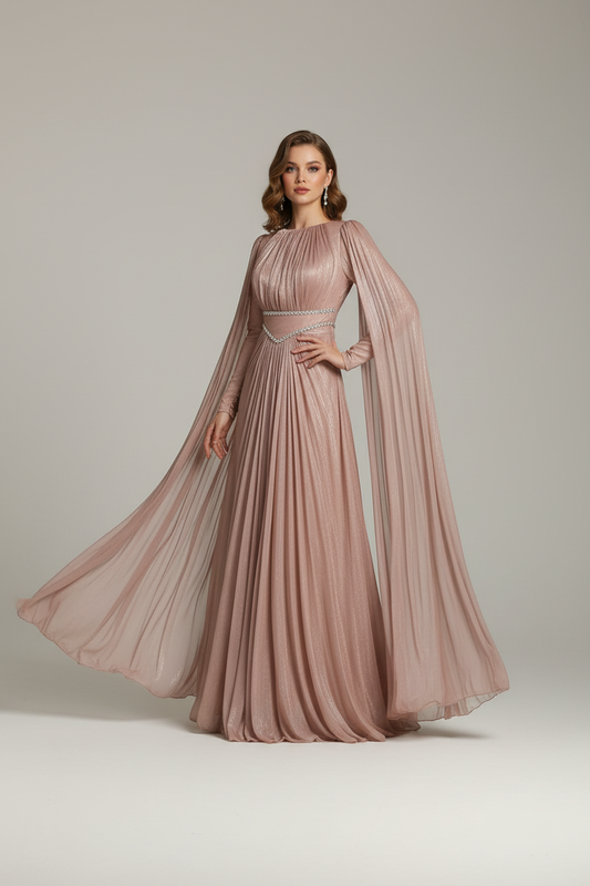 Veloura Rose — Luxe Evening Gown