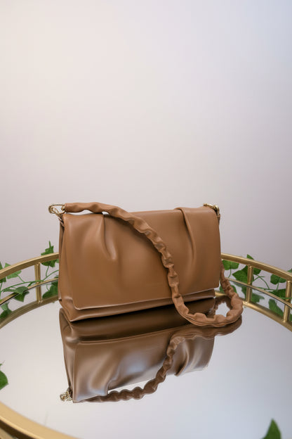 C&amp;D Faux Leather Handbag with Two Straps