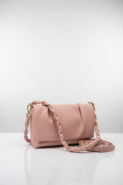 C&amp;D Faux Leather Handbag with Two Straps