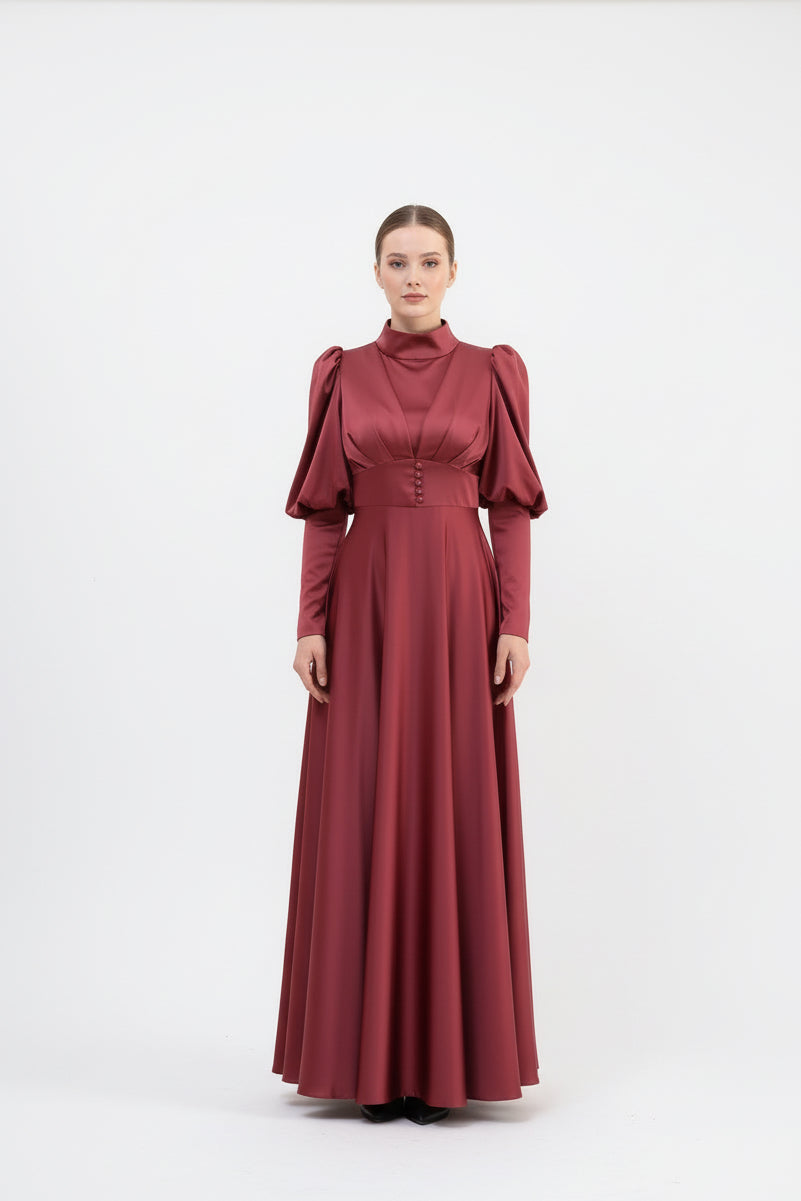 Satin Turkey Formal dress