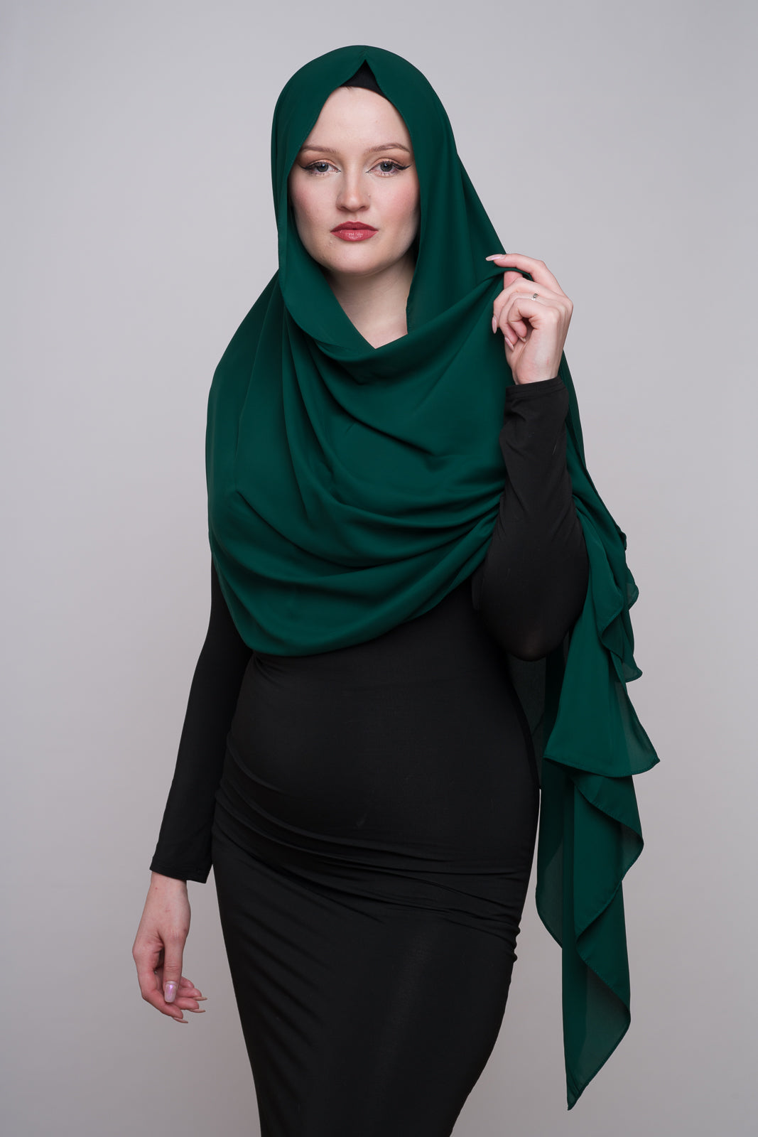 NORA'S FOREST MEDINA SILK HIJAB