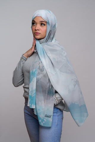 Colorado Peak Printed Chiffon Hijab