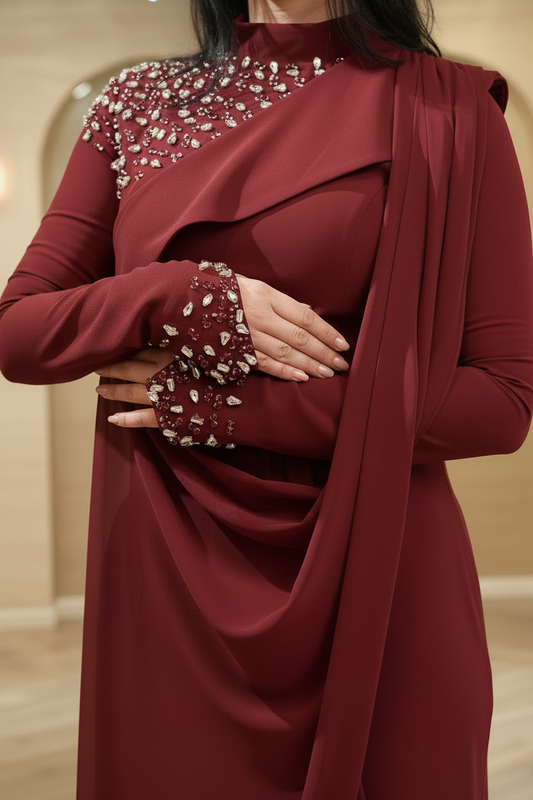 Eternal Grace Red Gown