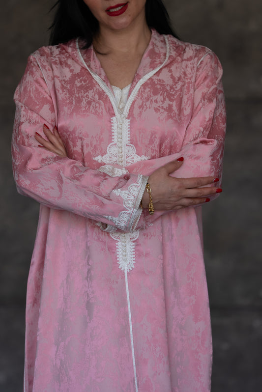 2 pieces Blush Pink Djelaba