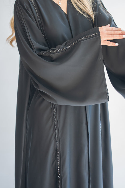 Halima Black abaya