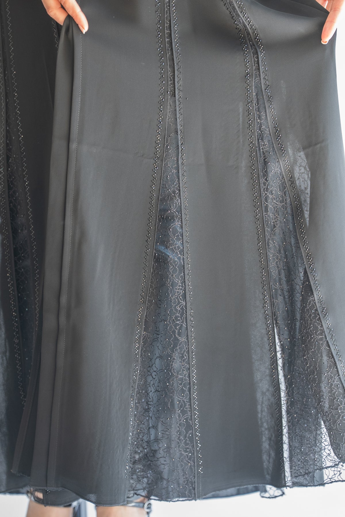 Anna Dubai Luxury Black Abaya