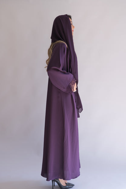 2 Pieces Moove Dantel Abaya With Sheila